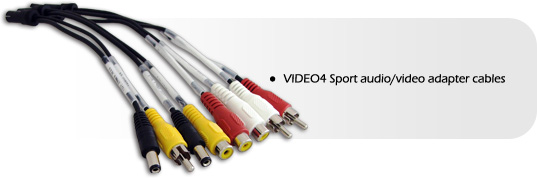 Video4 audio/video adapter cables