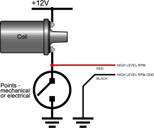 Race Technology Knowledge Base | ConnectingRPMSensors ... mgb ignition coil wiring diagram 